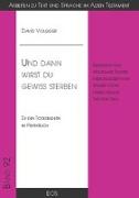 Und dann wirst du gewiss sterben - Zu den Todesbildern im Pentateuch