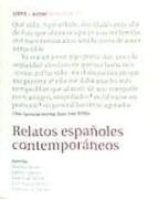Relatos españoles contemporáneos