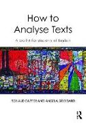 How to Analyse Texts