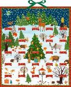 Zettelkalender - Bunte Winter-Weihnachts-Tierwelt
