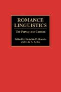 Romance Linguistics