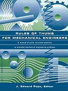 Rules of Thumb for Mechanical Engineers