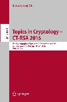 Topics in Cryptology ¿- CT-RSA 2015