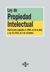 Ley de propiedad intelectual : Real Decreto Legislativo 1-1996, de 12 de abril, y Ley 21-2014, de 4 de noviembre