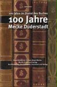 100 Jahre Mecke Duderstadt