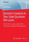 Dynamic Scenarios in Two-State Quantum Dot Lasers