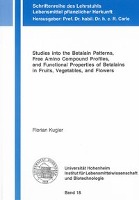 Studies into the Betalain Patterns, Free Amino Compound Profiles, and Functional Properties of Betalains in Fruits, Vegetables, and Flowers