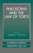 Philosophy and the Law of Torts