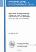 Stabilisation of anthocyanins and anthocyanin-metal chelates with hydrocolloids for their application as red and blue food colourants