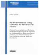 Der Wettbewerbliche Dialog im Kontext der Partnerschaftsmodelle