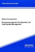 Prozessmanagement als Baustein von Total Quality Management