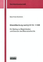 Bilanzfälschung nach 331 Nr. 1 HGB