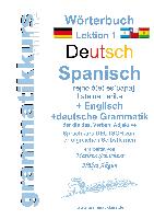 Wörterbuch Deutsch - Spanisch - Lateinamerika - Englisch A1 Lektion 1