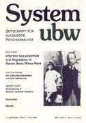 System ubw XI/ 1. Infantiler Sexualkonflikt und Regression in Rainer Maria Rilkes Werk