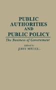 Public Authorities and Public Policy
