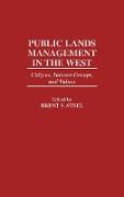 Public Lands Management in the West