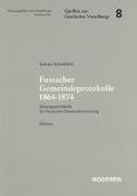 Fussacher Gemeindeprotokolle 1864-1874