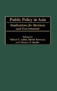 Public Policy in Asia