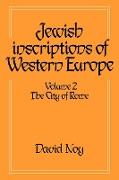 Jewish Inscriptions of Western Europe