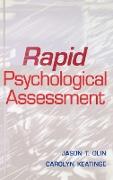 Rapid Psychological Assessment