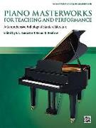 Piano Masterworks for Teaching and Performance, Vol 1
