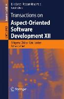 Transactions on Aspect-Oriented Software Development XII