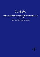 Experimentell-psychologische Untersuchungen über das Urteil