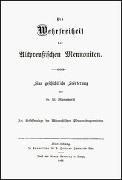 Die Wehrfreiheit der altpreußischen Mennoniten