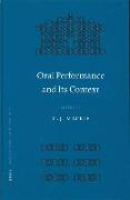 Oral Performance and Its Context