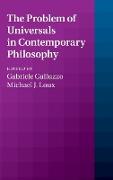 The Problem of Universals in Contemporary Philosophy