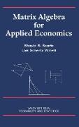 Matrix Algebra for Applied Economics