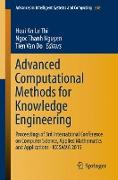 Advanced Computational Methods for Knowledge Engineering