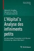 L¿Hôpital's Analyse des infiniments petits