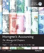Horngren's Accounting, The Managerial Chapters, Global Edition
