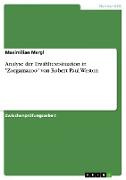 Analyse der Erzähltextsituation in "Zorgamazoo" von Robert Paul Weston