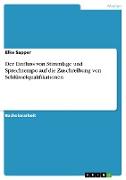 Der Einfluss von Stimmlage und Sprechtempo auf die Zuschreibung von Schlüsselqualifikationen