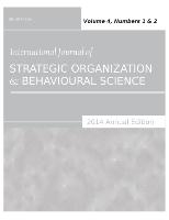 International Journal of Strategic Organization and Behavioural Science (2014 Annual Edition)