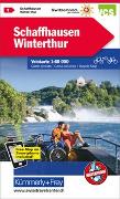 Schaffhausen - Winterthur Nr. 01 Velokarte 1:60 000