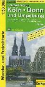 Freizeitregion Köln, Bonn und Umgebung. Wander-und Freizeitkarte 1 : 50 000