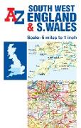 South West England & South Wales Road Map