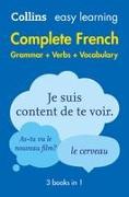 Easy Learning French Complete Grammar, Verbs and Vocabulary (3 books in 1)