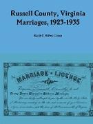Russell County, Virginia Marriages, 1923-1935