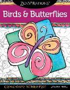 Zenspirations Coloring Book Birds & Butterflies: Create, Color, Pattern, Play!