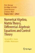 Numerical Algebra, Matrix Theory, Differential-Algebraic Equations and Control Theory