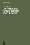 Anfänge der griechischen Mathematik