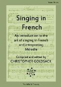 Singing in French - Lower Voices