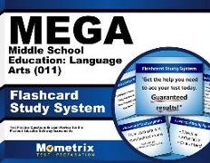 Mega Middle School Education: Language Arts (011) Flashcard Study System: Mega Test Practice Questions & Exam Review for the Missouri Educator Gateway