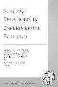 Scaling Relations in Experimental Ecology