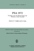 Proceedings of the 1972 Biennial Meeting of the Philosophy of Science Association
