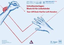 Schreibunterlagen-Block DESK-PAD LEFTY®, DIN A3, für Linkshänder
